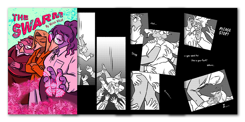 comic enjambre